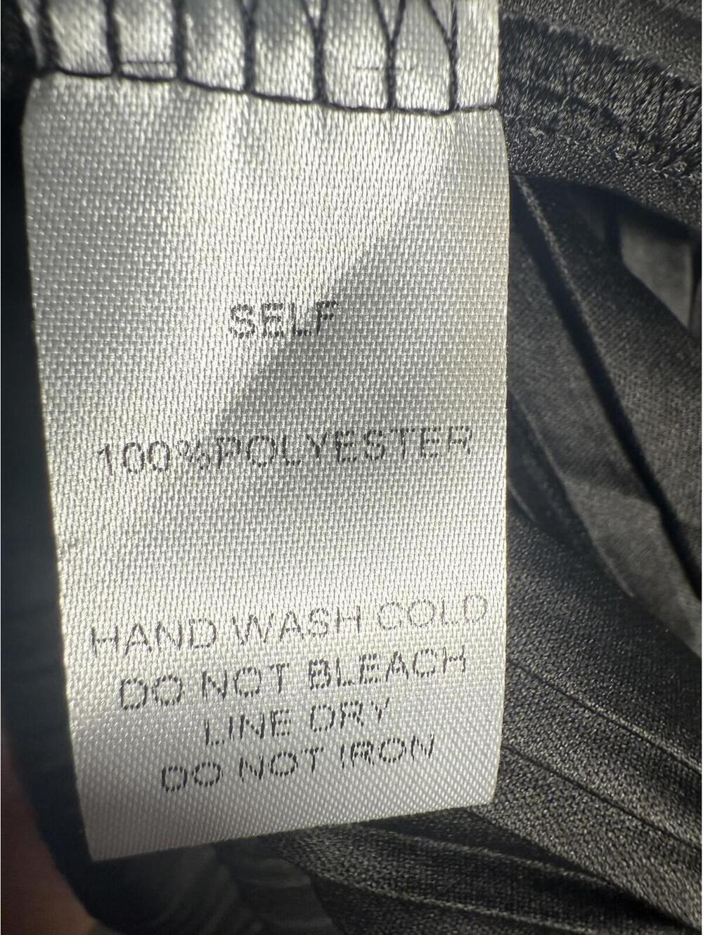 NWT LBLC The Label Black Pleated Sleeveless Dress Size Medium - Picture 6 of 6